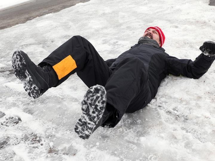 How to avoid slipping on ice when walking